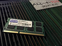 Оперативна пам`ять GOODRAM DDR3 4GB SO-DIMM PC3 10600S  1333mHz Intel/AMD