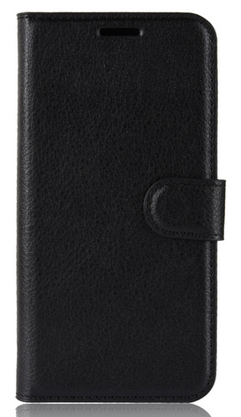 Шкіряний чохол-книжка для Doogee X60L чорний, фото 2