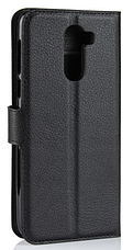 Шкіряний чохол-книжка для Doogee X60L чорний, фото 2