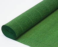 Гофрированная бумага травяного цвета(50 х 250 см)