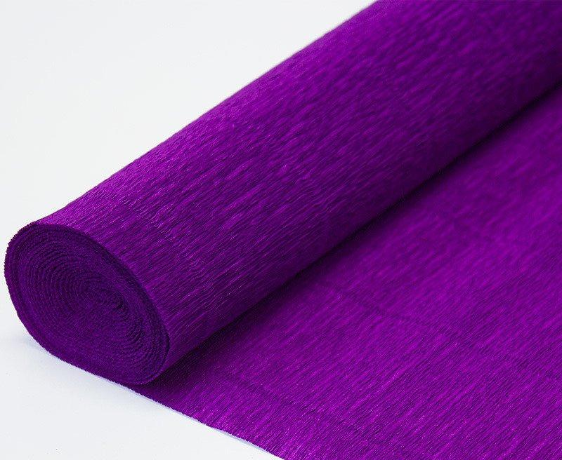 Гофрований папір фіолетова (50 х 250 см)