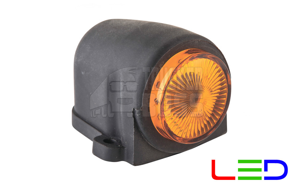 Габаритний ліхтар світлодіодний Жовтий 24v 10LED NOKTA