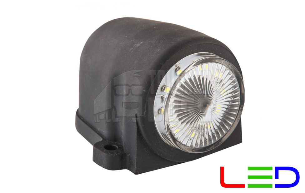 Габаритний ліхтар світлодіодний Білий 24v 10LED NOKTA