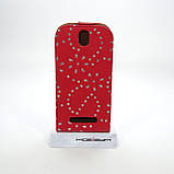 Чохол-фліп Еліт Стрази HTC One SV, фото 2