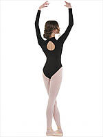 Купальник спортивний стійка комірець на довгий рукав для гімнастики та хореографії