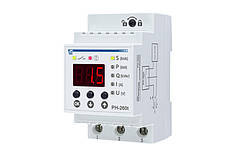 Реле напруги NOVATEK-ELECTRO РН-260Т (63А), на DIN, контролю та захисту від перенапруги Новатек