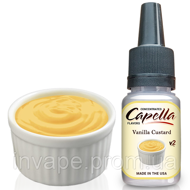 Ароматизатор Capella Vanilla Custard v2 (Ванільний Заварний Крем) 5мл
