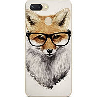 Бампер силіконовий для Xiaomi Mi 8 Lite з малюнком Лисиця