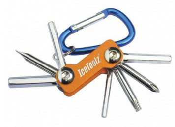 Ключ складной 8 инструментов Mini-8 ICE TOOLZ 98M1