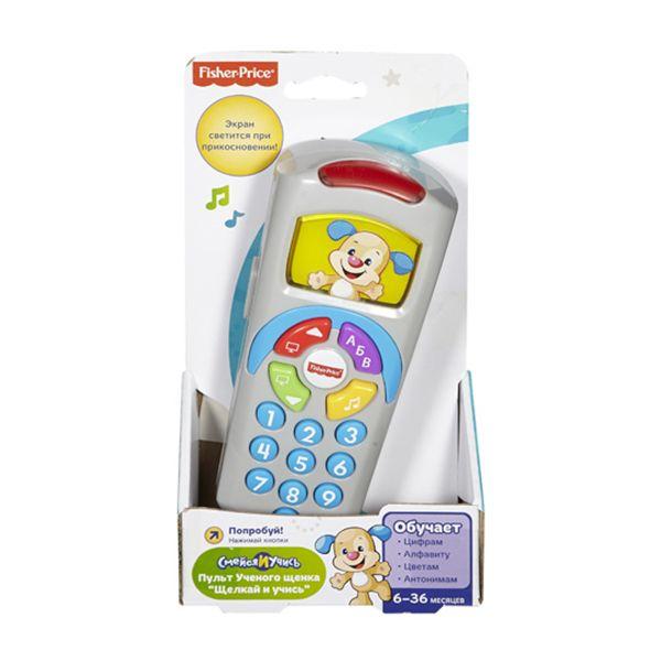 Оригинал Развивающая Игрушка Fisher Price Умный пульт синий (рус. язык) DLK76 - фото 3 - id-p559142277