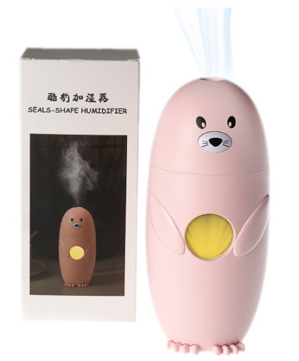 Портативний мінізволожувач повітря 2 в 1 "Морський котик"