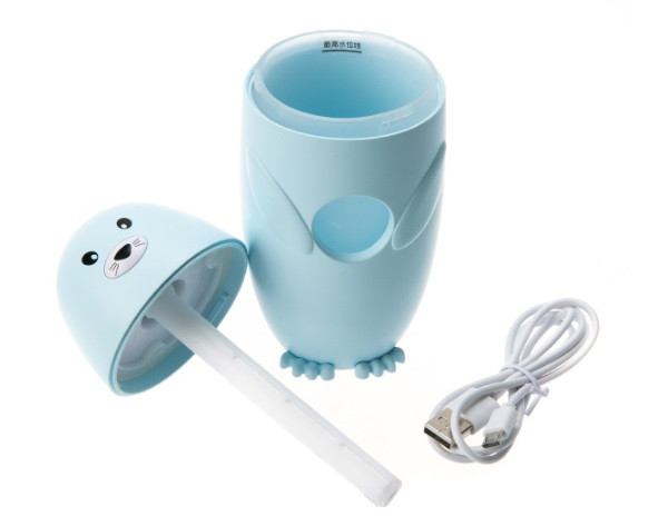 Портативный мини-увлажнитель воздуха 2 в 1 “Морской котик”