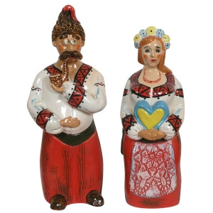 Статуетки керамічні Пан та Панянка