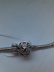 Срібний шарм Дід Мороз