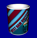 Кружка футбольна / чашка з принтом футбол ФК Вест Хем Ярмоленко, фото 3
