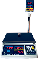 Торгові ваги ВТД (6, 15, 30 кг) з підключенням до РРО (RS-232) 15 кг