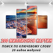 Купити картину модульні, на Полотні сін., 65x80 см, (25x18-2/55х18-2), фото 3