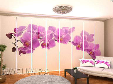 Панель фото штора "Велика орхідея" 480 х 240 см
