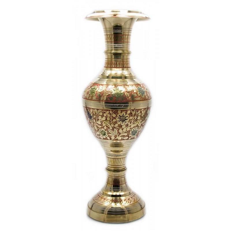 Кількість: Ваза бронзова кольорова (36х11,5х11,5 см) ( 23526)