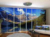 Панельная фото штора "Канадские скалистые горы" 480 х 240 см