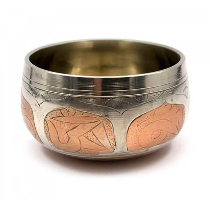 Співоча Чаша (без резонатора)(d-8,5 см)(Singing Bowl Silver Copper no.0) ( 24720), фото 1