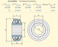 Подшипник к сеялке Monosem 205KRRB 10161007 (4515)