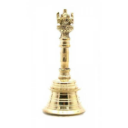 Дзвіночок ручний бронзовий "Ганоша" (d-5.5, h-12.5 см) ( 23511), фото 1