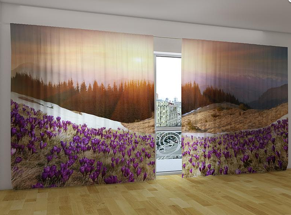 Панорамні Фотоштори "Поцілунок весни" 270 х 500 см VE, фото 1