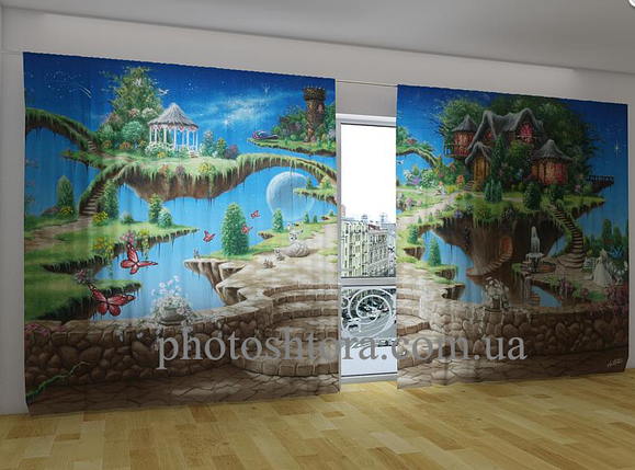 Панорамна фото штора "Чарівний світ" 270 х 500 см VE, фото 1