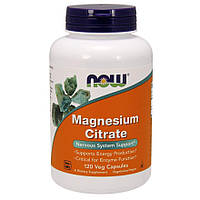 Magnesium Citrate NOW, 120 капсул