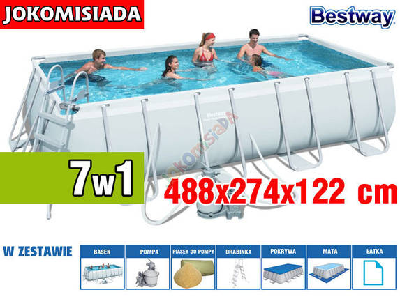 Басейн каркасний BESTWAY 488x274 см, фото 2