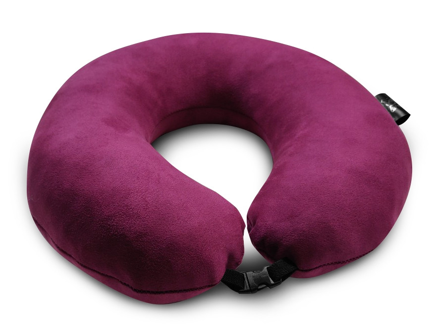 Подушка Coverbag для подорожей бордо, фото 1