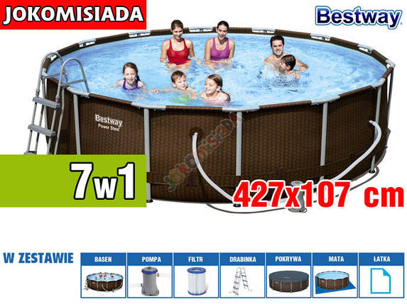 Басейн каркасний BESTWAY 427x107 см, фото 2