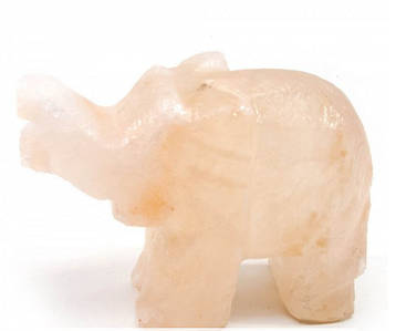 Слон різьблений із солі (Гімалайська сіль)(10,5х8х4,5 см)