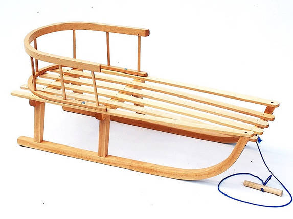 Санки дерев'яні WOOD, фото 2