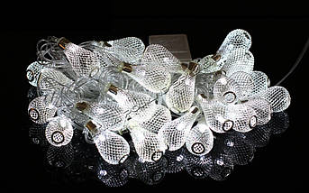 Новорічна гірлянда 30 LED, Довжина 7 М, Білий теплий світло, фото 6