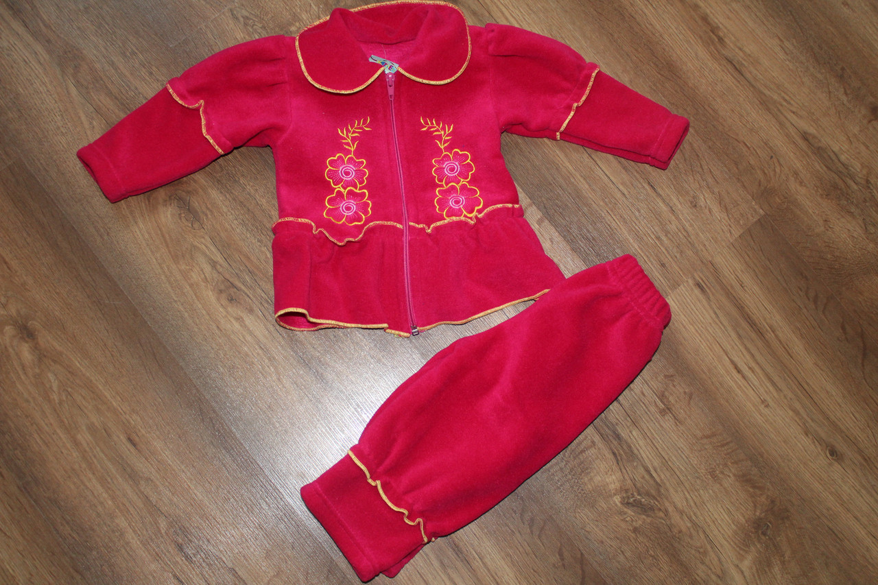 Костюмчик для девочки флис 68-74, цена 220 грн — Prom.ua (ID#834490409)