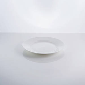 Тарілка порцелянового столового білого 7,5 "Rim" 19 см порцеляни