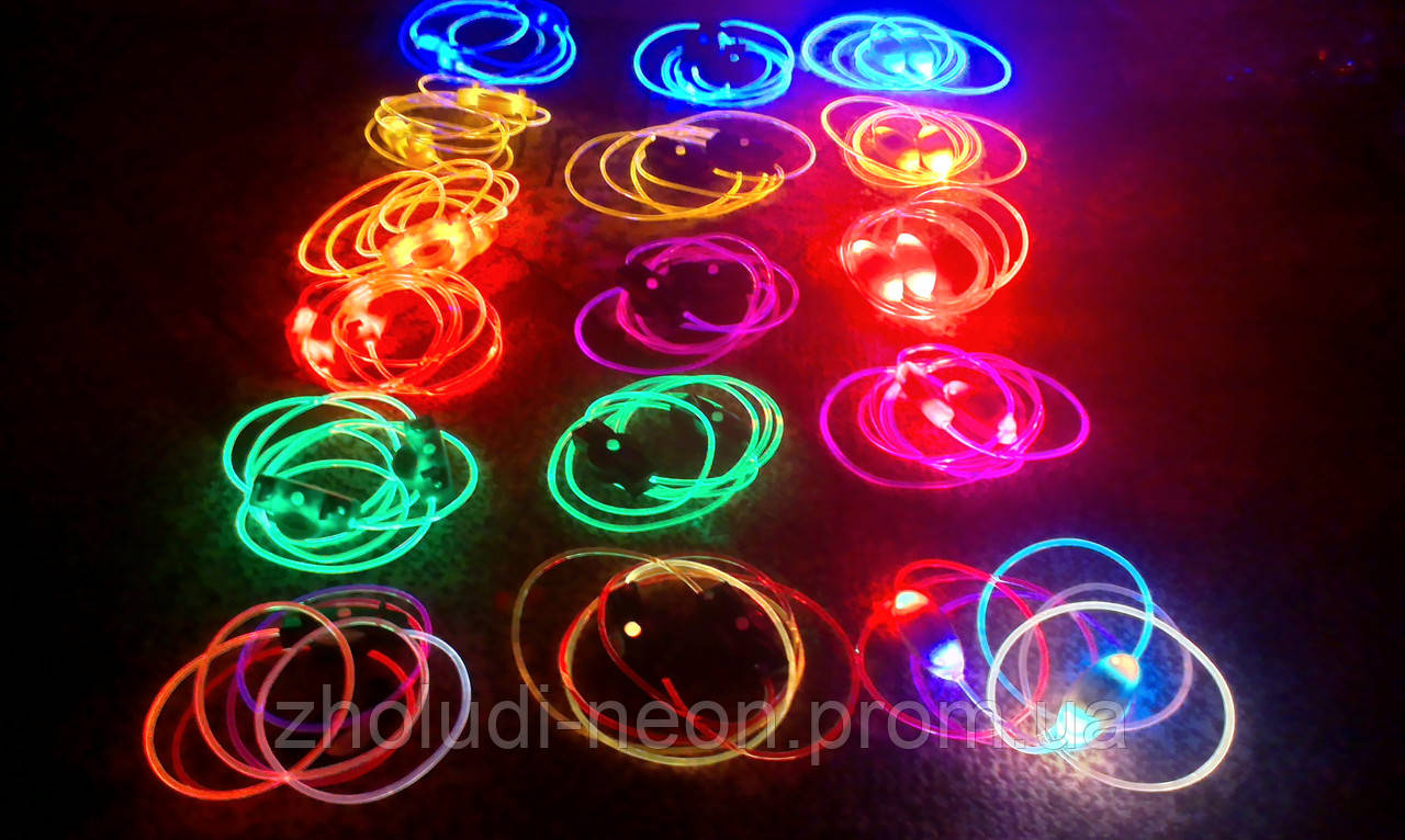 Подсветка колес,рамы велосипеда ярким оптическим проводом светящийся шнурки.(батарейки в комплекте). - фото 4 - id-p72740545