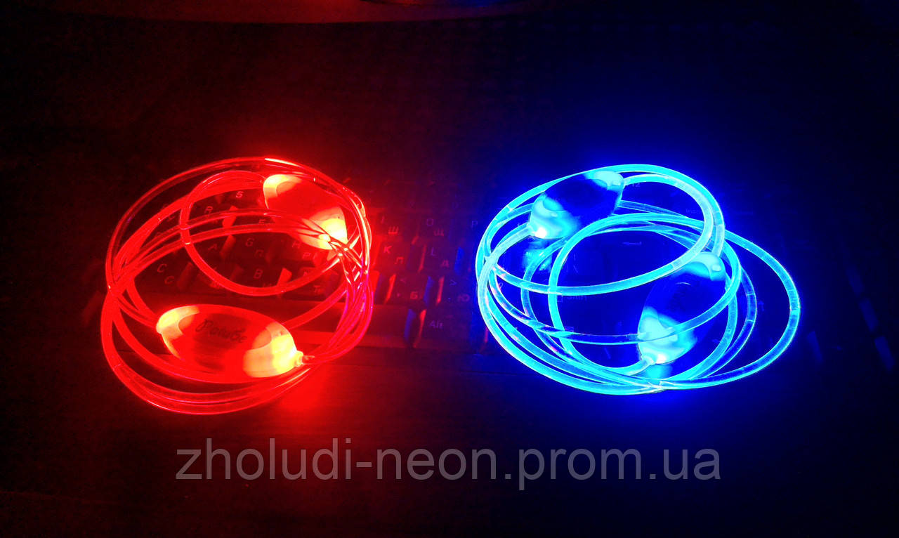 Подсветка колес,рамы велосипеда ярким оптическим проводом светящийся шнурки.(батарейки в комплекте). - фото 5 - id-p72740545