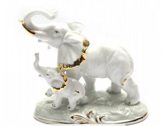 Слони пари фарфор (12х14х7, 5 см), фото 1