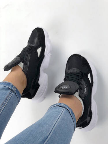 Womens adidas best sale falcon black