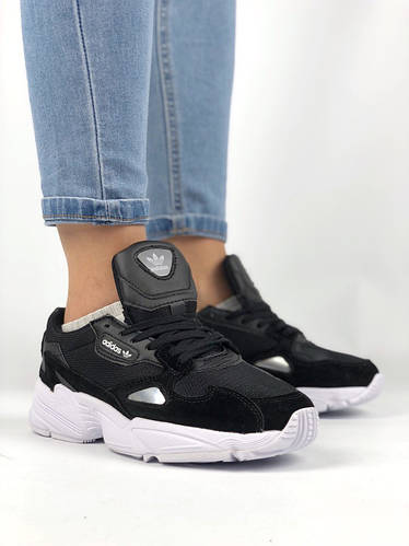 Womens adidas best sale falcon black