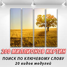 Картини на полотні модульні купити в інтернет магазині картин, 65x80 см, (65x18-4), фото 3