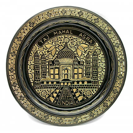 Тарілка бронзова настінна (25 см)(Wall Plate BD 10") ( 24728), фото 2