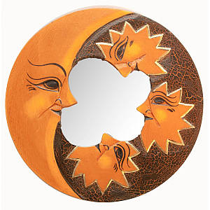 Дзеркало мозаїчне "Місяць і Зірки" (d-20 см) ( 29673)