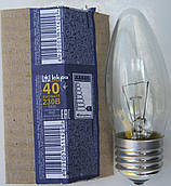 Лампа розжарювання свічка Е27 40 Вт (ДС) Іскра Львів