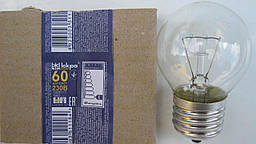 Лампа розжарювання куля Е27 60 Вт (ДШ) Іскра Львів