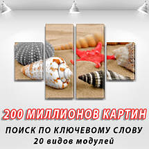 Модульні картини на кухню на Полотні, 80x130 см, (40x30-2/80х30-2), фото 3