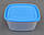Харчовий контейнер (судочек) 1,5 літра (ПП КВВ) 7.5х17х17 см, фото 8
